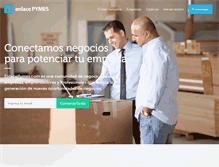 Tablet Screenshot of enlacepymes.com